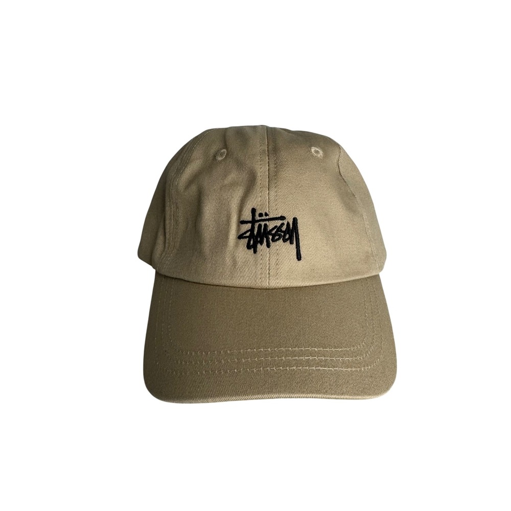 Stussy Hat Unisex Basic Stock Low Pro Cap Dark Khaki OS